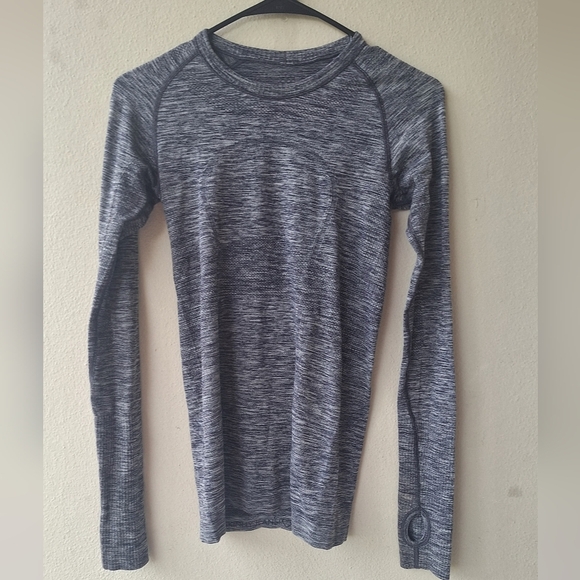 Lululemon Gray Run Swiftly Tech Long Sleeve Size S - Picture 7 of 11